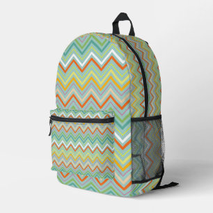 Whimsy zigzag bedrukte rugzak