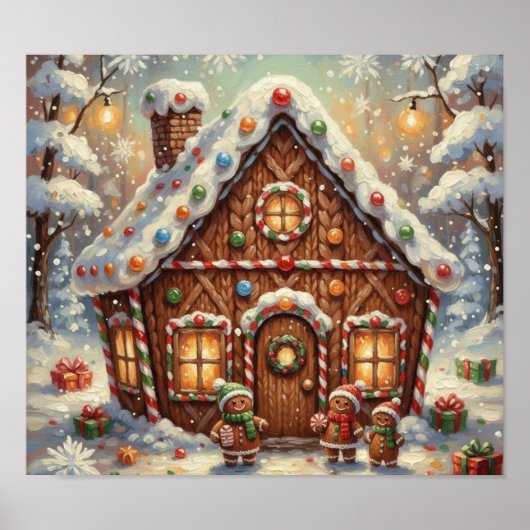 WhimsyGingerBreadHouse Poster (Voorkant)