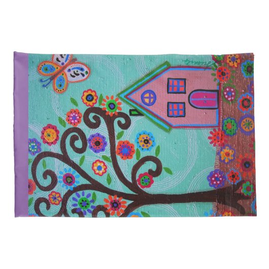 Whimsyland door gevangenissen kussensloop (Achterkant-Rechts)