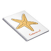 WhimsyMonger Starfish Note Book - aanpasbaar Notitieboek (Rechterzijde)