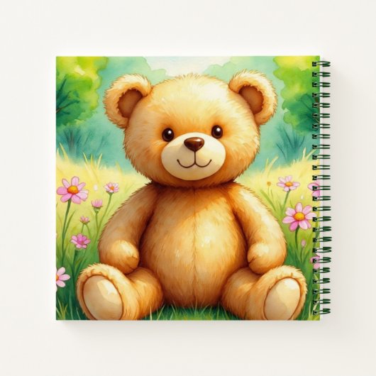 WhimsyTeddyBear Notitieboek (Achterkant)