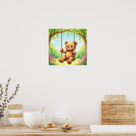 WhimsyTeddyBear Poster (Keuken)