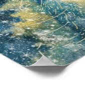 WhimsyXmasCatTree Poster (Hoek)