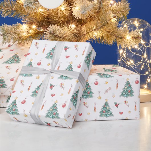 Whimwaterkerstboom Cadeaupapier (Feestdagen)
