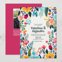 Whimwhams Bloemrijke Feestelijke Bruiloftsfoto en