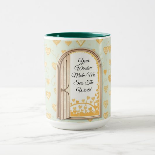 Whimwhams Hart Deur Illusie Mok (Midden)