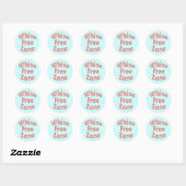 Whine Free Zone Ronde Sticker (Vel)