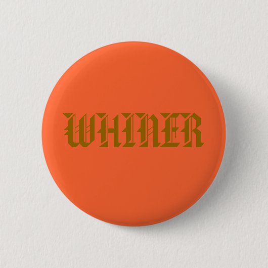 WHINER RONDE BUTTON 5,7 CM (Voorkant)