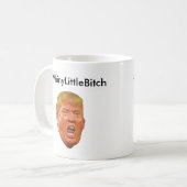 #WhineyLittleBitch Anti Donald Trump Koffiemok (Voorkant links)