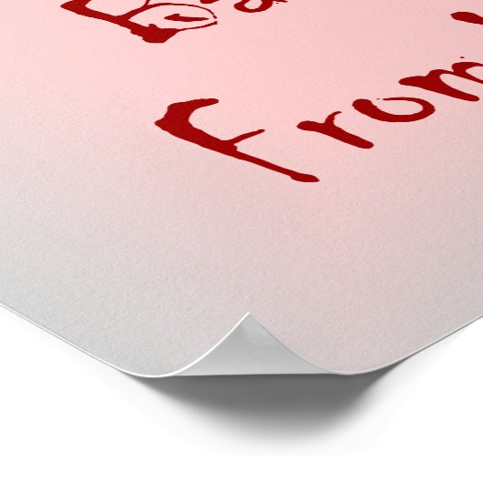 "Whingers are Barting from here" > Poster Prints (Hoek)