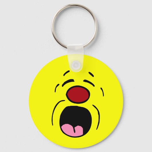 Whining Face Grumpey Sleutelhanger (Voorkant)