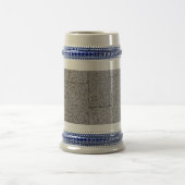 Whinstone Grey/Blue 22 oz Stein Bierpul (Center)