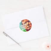 Whiny Greedy Loser Trump Ronde Sticker (Envelop)