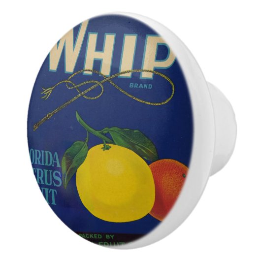  Whip Citrus Fruit Label Keramische Knop (Rechts)