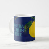 Whip Citrus Fruit Label Koffiemok (Voorkant links)