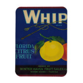 Whip Citrus Fruit Label Magneet (Verticaal)