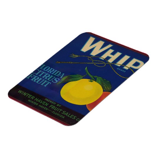  Whip Citrus Fruit Label Magneet (Linkerzijde)