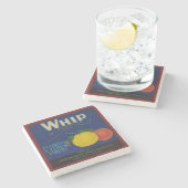  Whip Citrus Fruit Label Stenen Onderzetter (Zijkant)