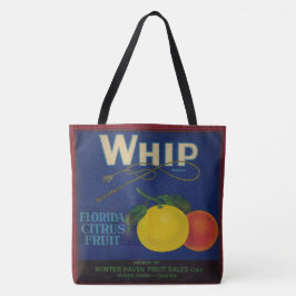 Whip Citrus Fruit Label Tote Bag