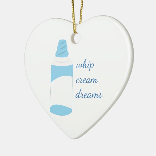 Whip Cream Dreams Keramisch Ornament (Links)