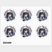 Whip Cream Herinneringen Ronde Sticker (Vel)