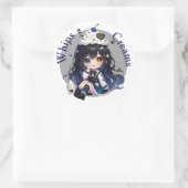 Whip Cream Herinneringen Ronde Sticker (Tas)