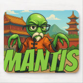 Whip Hand of the Mantis Kung Fu Mouse Pad Muismat (Voorkant)