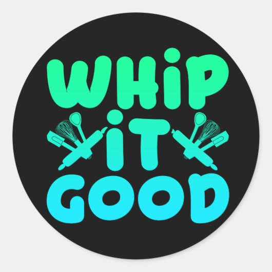 Whip It Good Grafische Sticker (Voorkant)