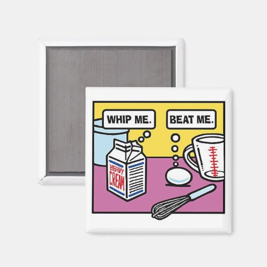 Whip me ... sloeg me magneet (Voorkant / Achterkant)
