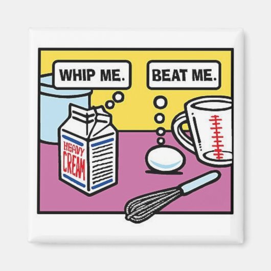 Whip me ... sloeg me magneet (Voorkant)