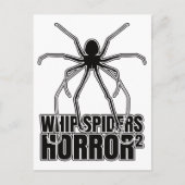 Whip Spiders Whip Scorpion Amblypygi - Entomology Briefkaart (Voorkant)