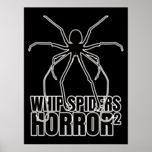 Whip Spiders Whip Scorpion Amblypygi - Entomology Poster