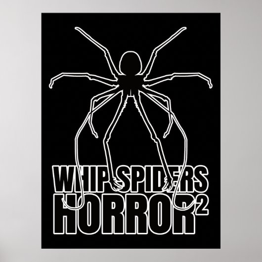 Whip Spiders Whip Scorpion Amblypygi - Entomology Poster (Voorkant)
