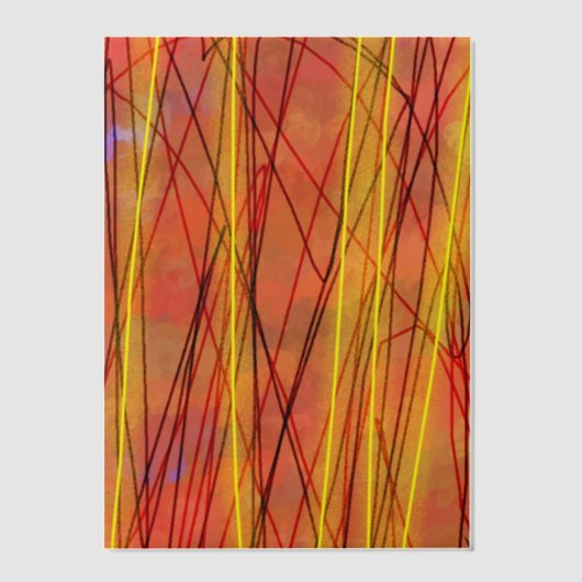 Whip Wire vellum papers Uitnodigingen (Voorkant)