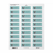 Whiphond Honden Retouradreslabels Etiket (Full Sheet)