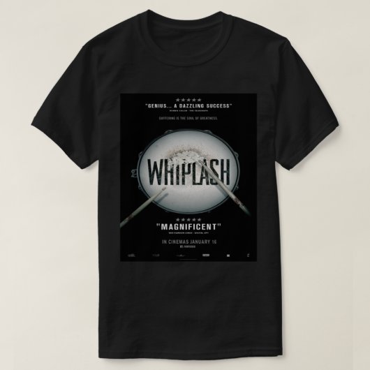 Whiplash (2014) t-shirt (Design voorkant)