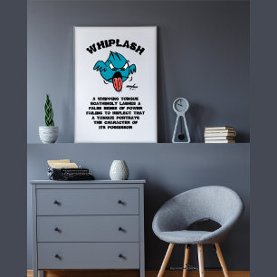 Whiplash Canvas Art ontworpen door de dichter Adie Afdruk
