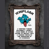 WHIPLASH Glossy Poster van Adiela Akoo