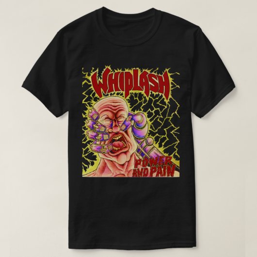 WHIPLASH kracht en pijn T-shirt (Design voorkant)