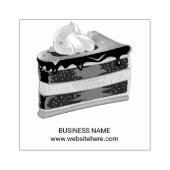 Whipped Cream Bakkerij Cheesecake Rubberstempel (Afrduk)