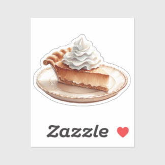 Whipped Cream Taart Sticker | Gezellige Dessert Es