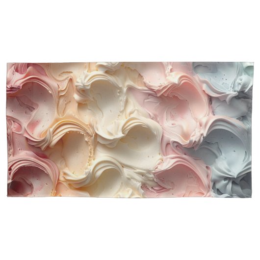 Whipped Delight: Buttercream Frosting Kussenslopen (Voorkant-Links)