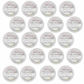 Whipped Honey zelfgemaakte ronde labels Vinyl Stic (Voorkant)