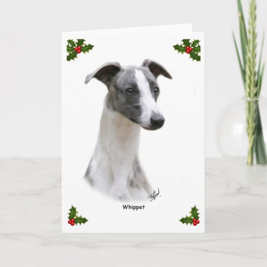 Whippet 9Y205D-231 Feestdagen Kaart (Voorkant)