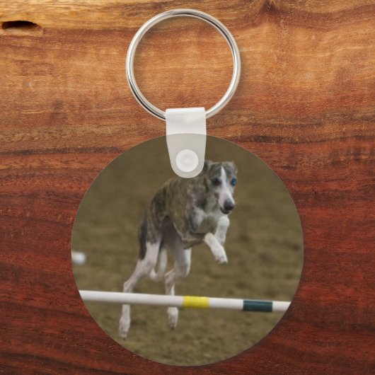 Whippet Agility Sleutelhanger (Voorkant)