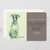 Whippet Bedankkaart (Voorkant / Achterkant)