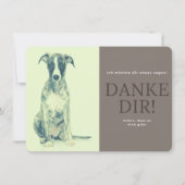 Whippet Bedankkaart (Voorkant)