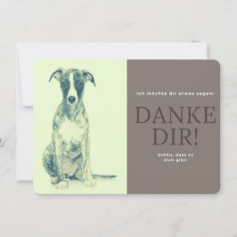 Whippet Bedankkaart