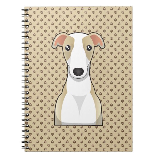 Whippet Cartoon Notitieboek (Voorkant)