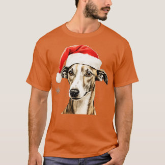 Whippet Christmas T-shirt